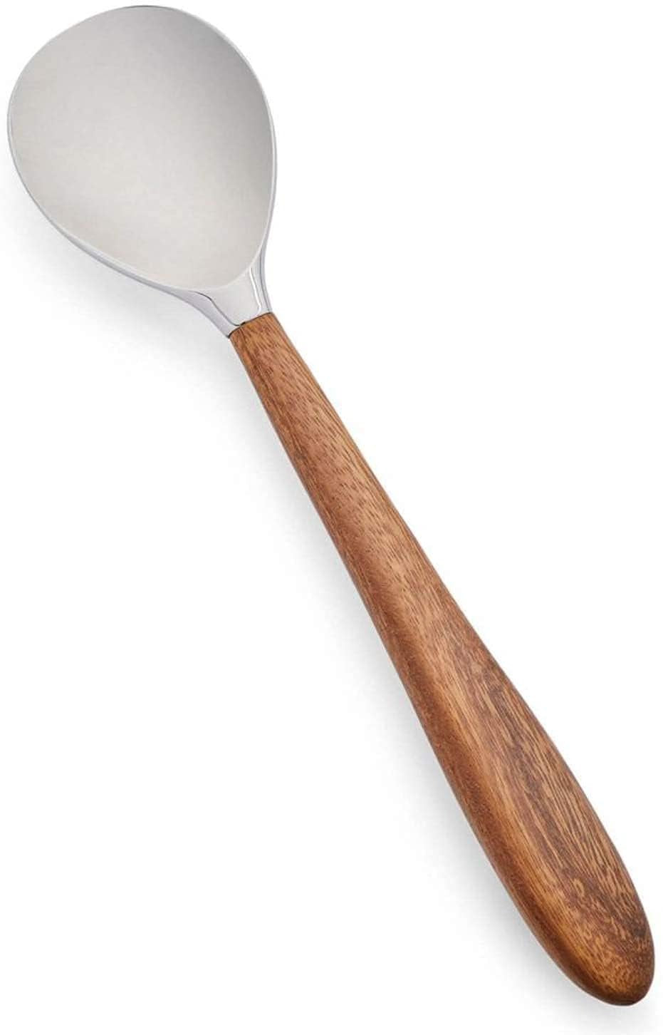Nambé Curvo Serving Spoon size reference, 13 inches long