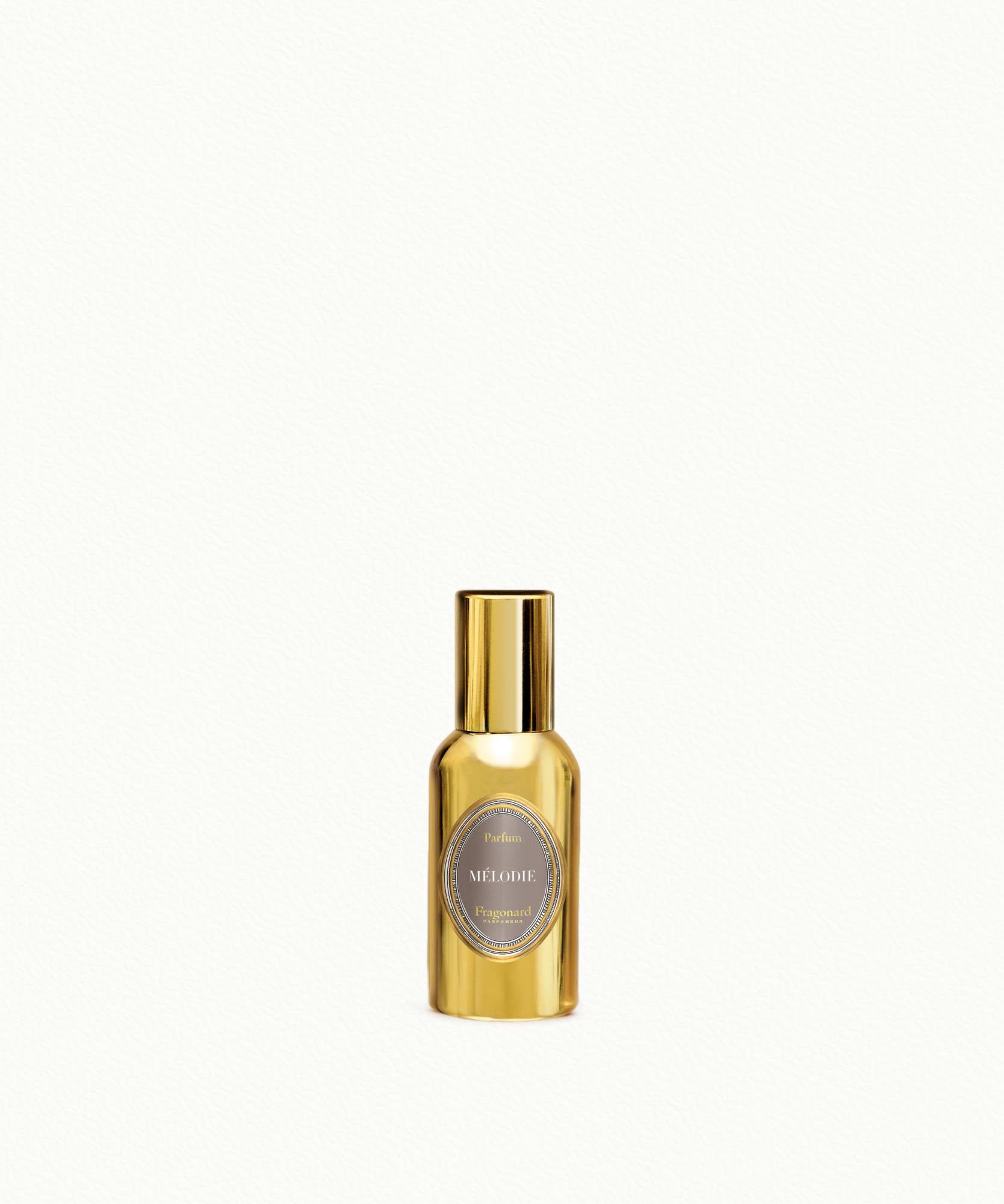 Fragonard Melodie 30ml parfum bottle close-up Grasse France

