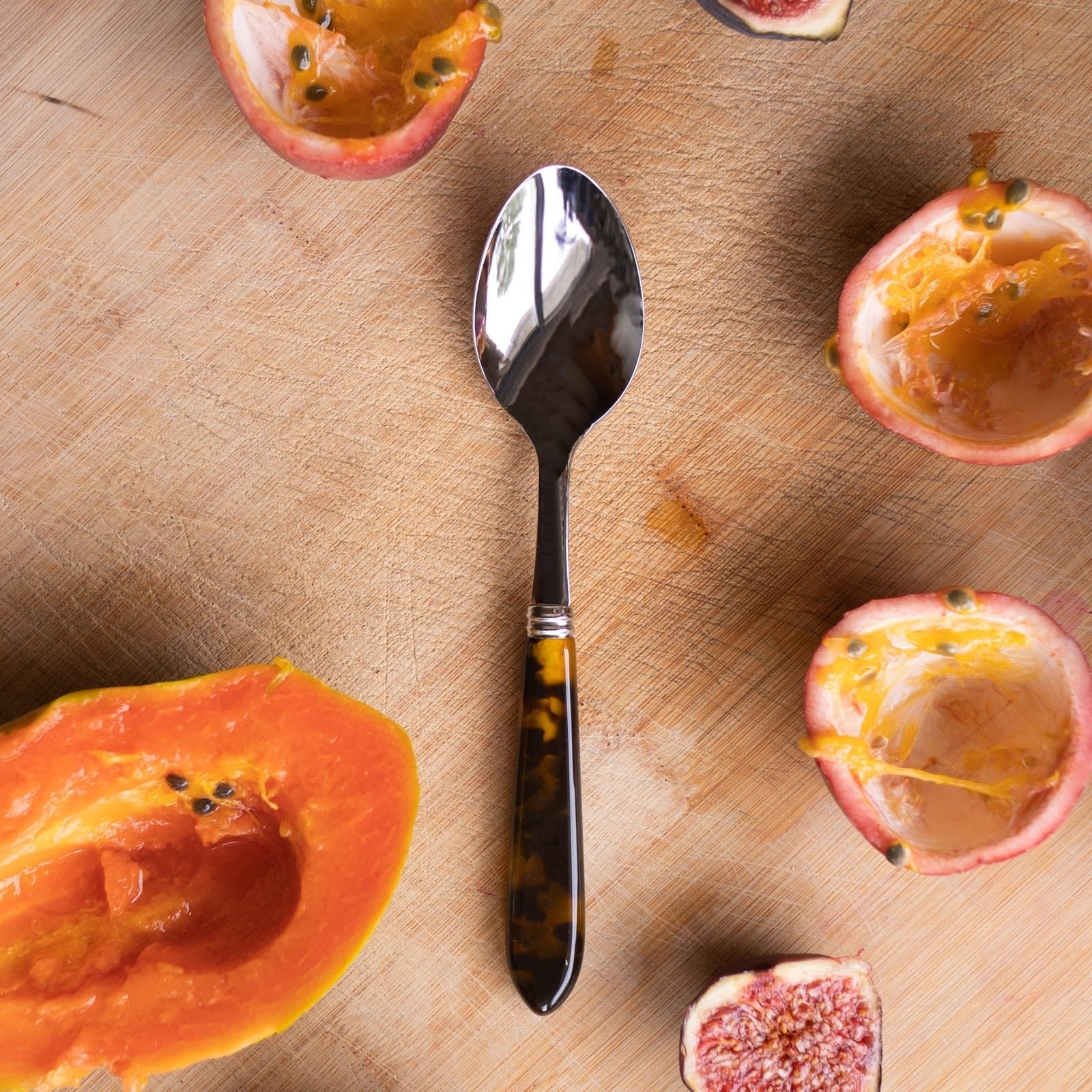 Tortue Tortoise Effect Cutlery 18/10 Stainless Steel