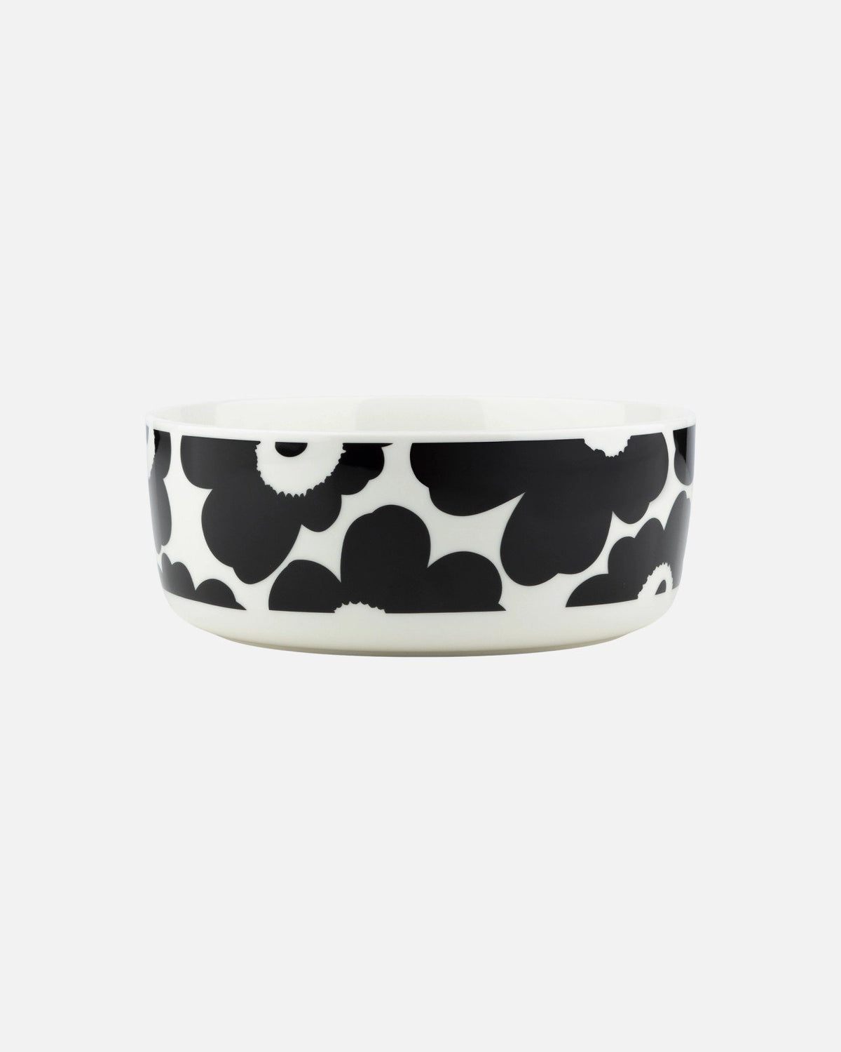 Marimekko Unikko Serving Dish Bowl Large (1.5L) White/Black