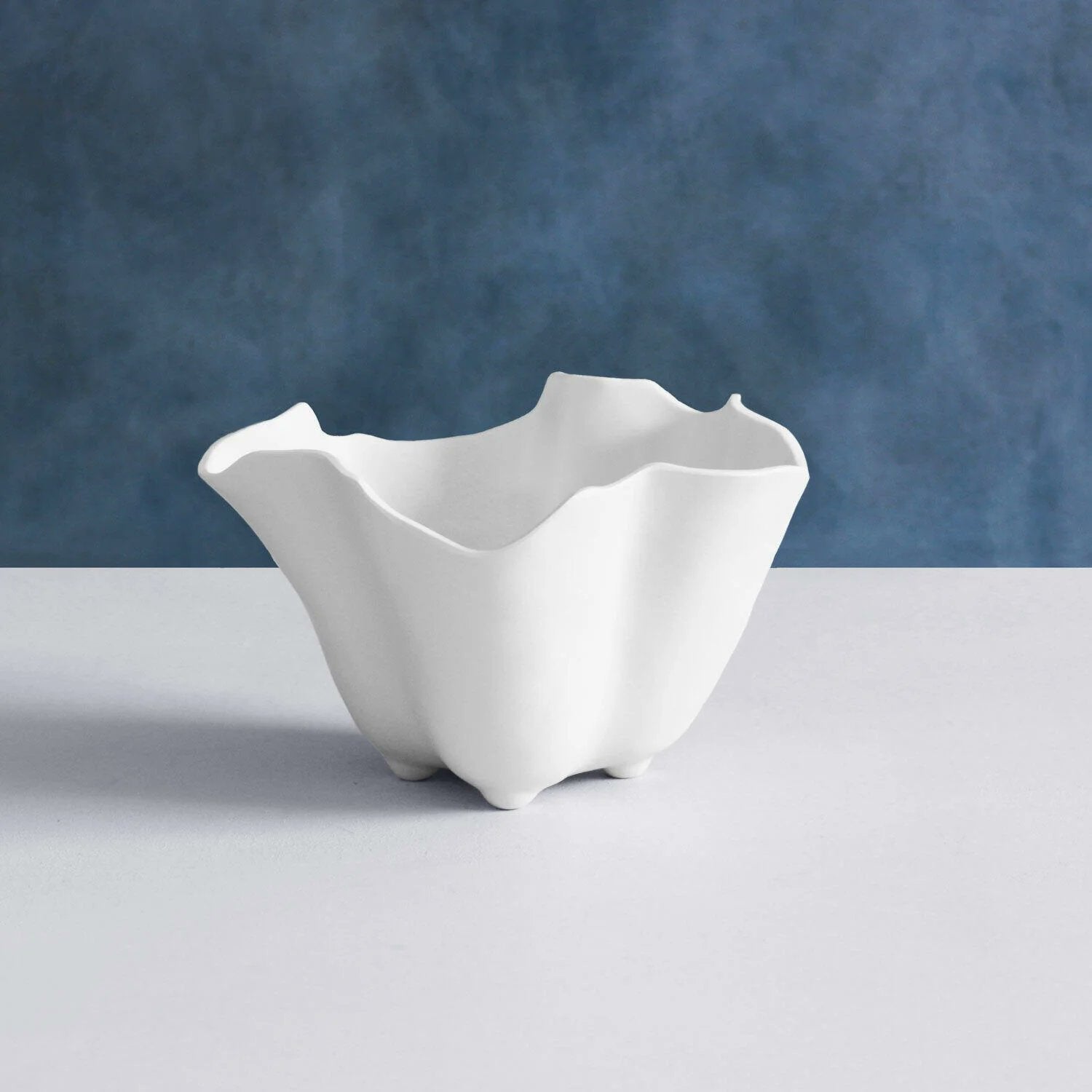 Beatriz Ball VIDA Nube ice bucket white melamine 11" on white background