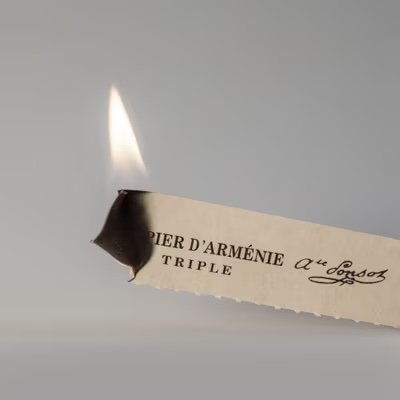 Papier d'Arménie Scented Burning Paper | Set of 3 Booklets | Tradition, Rose & Arménie