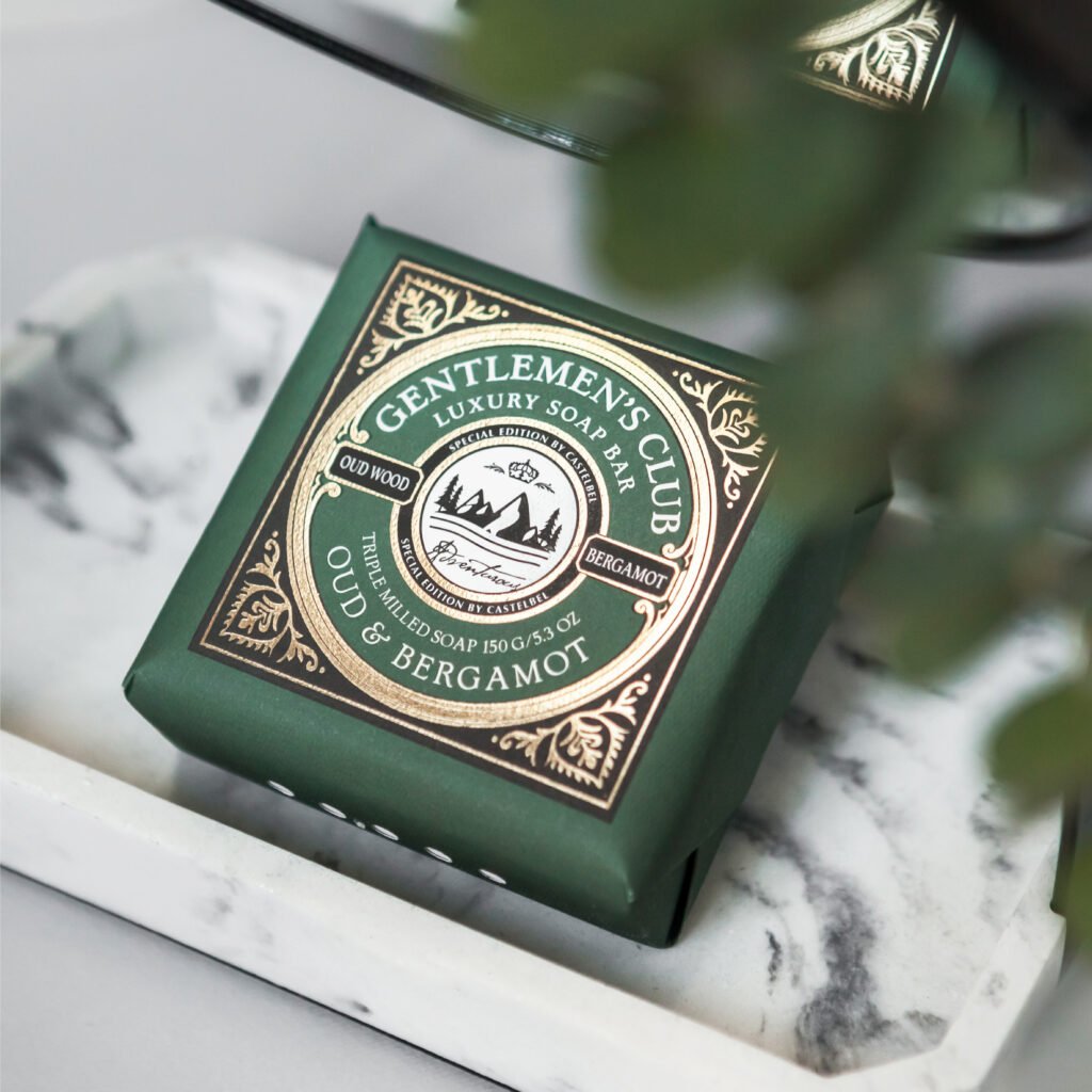 Castelbel Oud & Bergamot Men’s Grooming Soap Bar