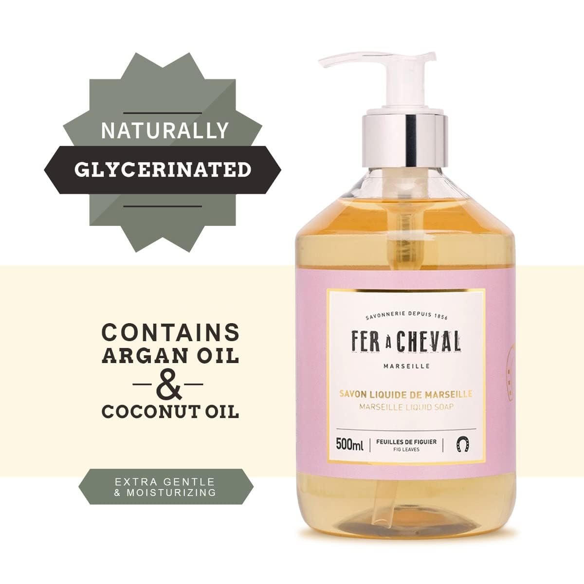 FIG LEAVES Marseille Liquid Soap Natural Vegetable Oil based | 500ml