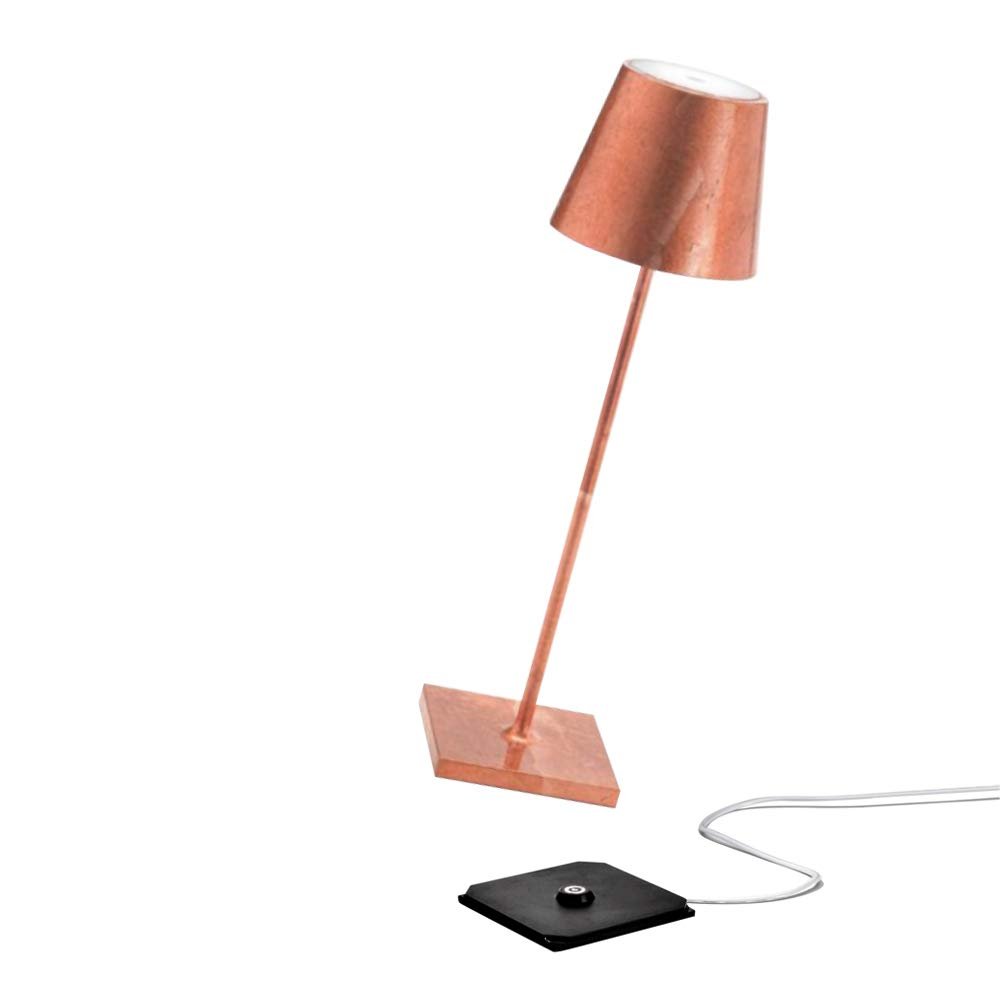 Zafferano Poldina PRO Table Lamp Copper Leaf