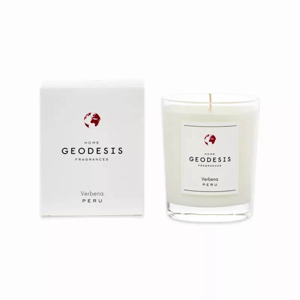 Hand-poured Geodesis candle – artisan scent for relaxing home ambiance