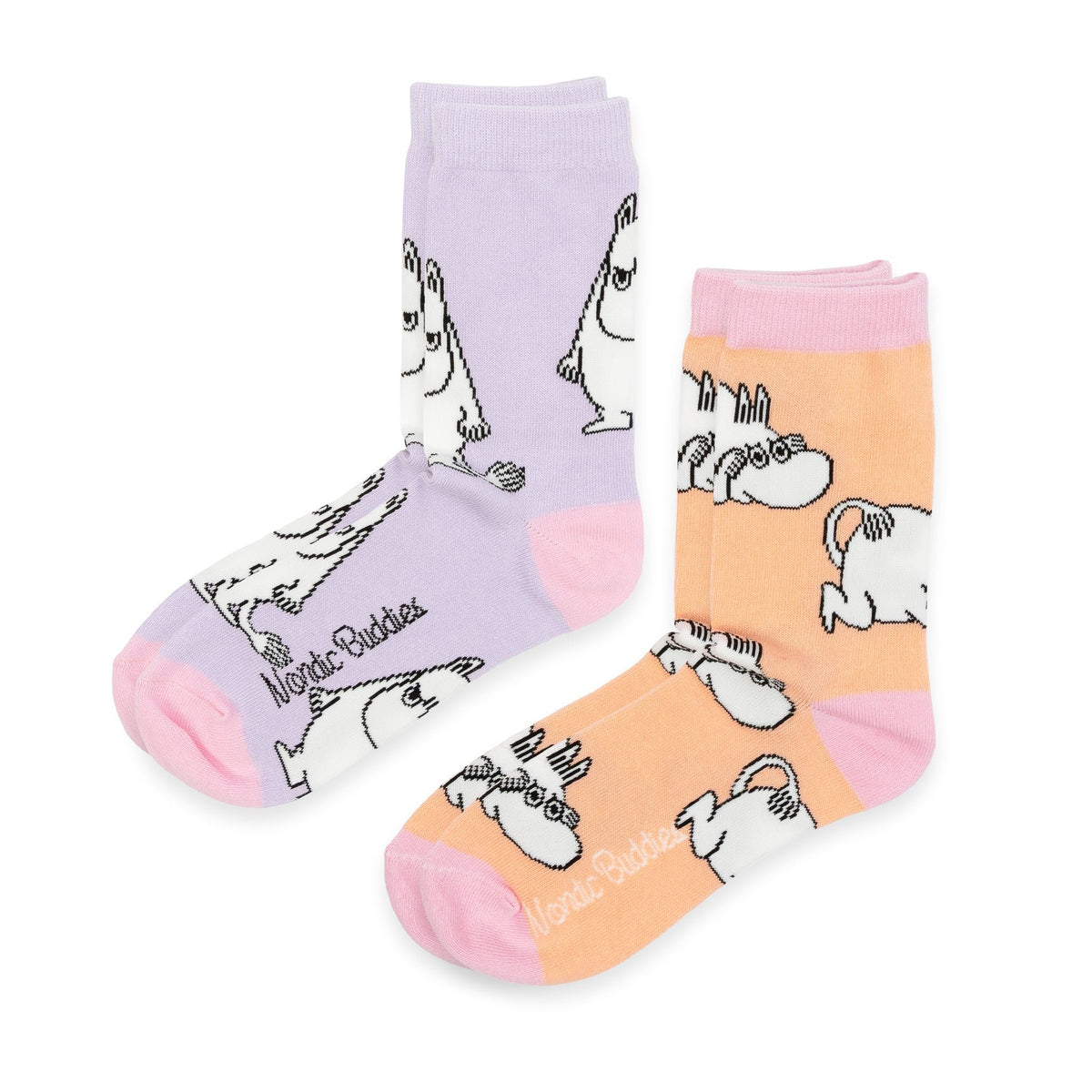 Moomin, Moomintroll's Temper Gift-Box Women 2-Socks (EU 36-42 US W 5.5-11
