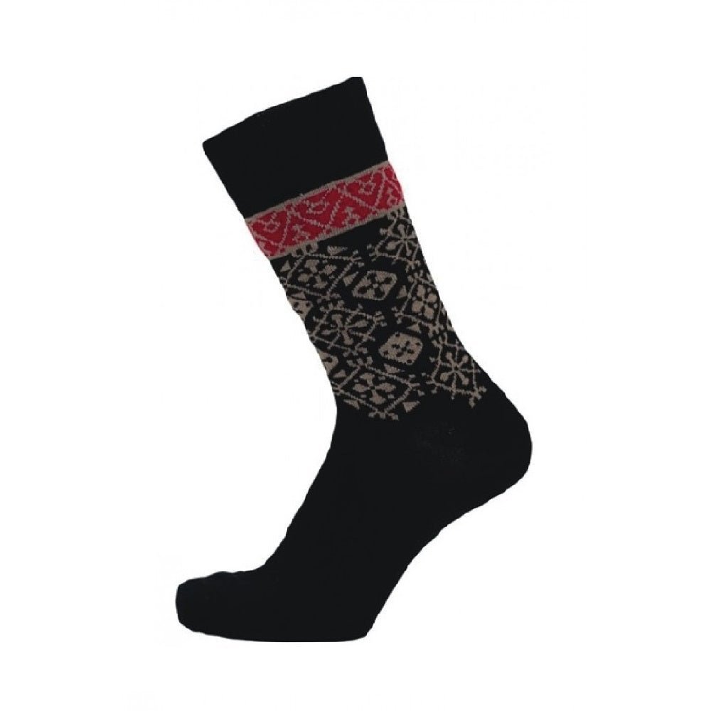 Bengt & Lotta Merino Wool Black Socks | "Fjaiinas" Swedish Design