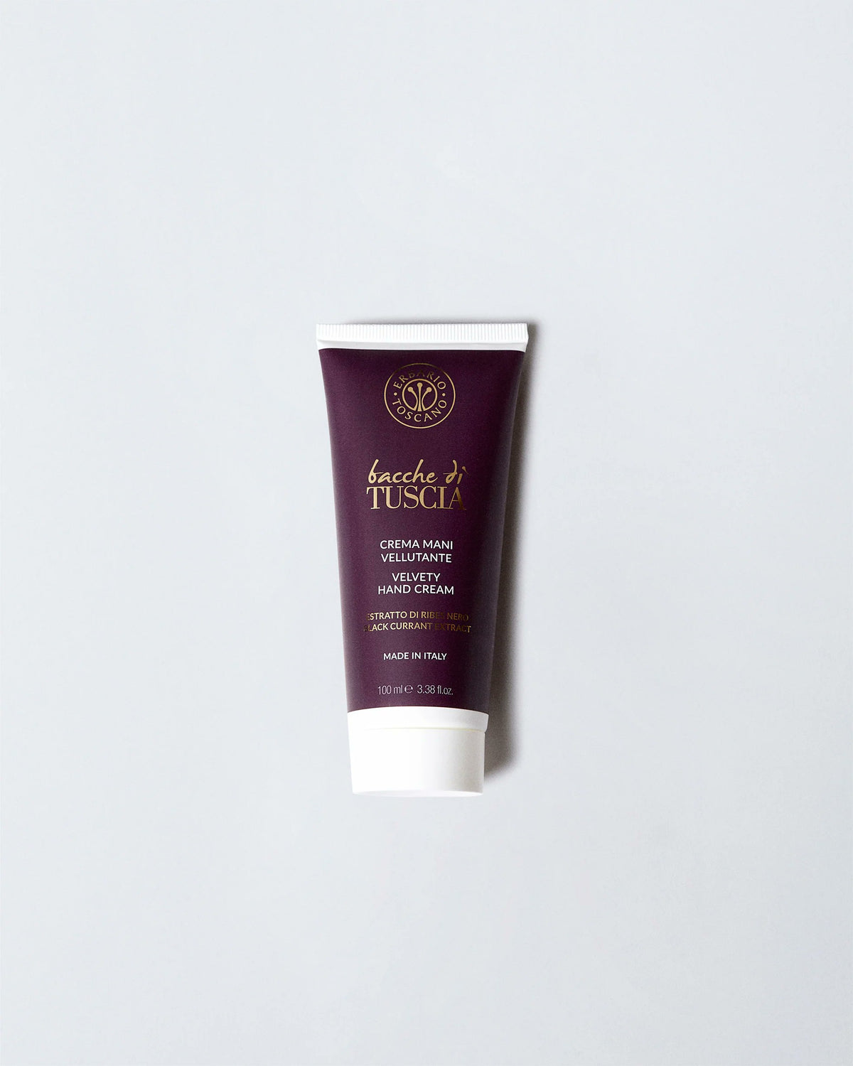 Erbario Toscano Velvety Hand Cream | Bacche di Tuscia | Blackcurrant Extract