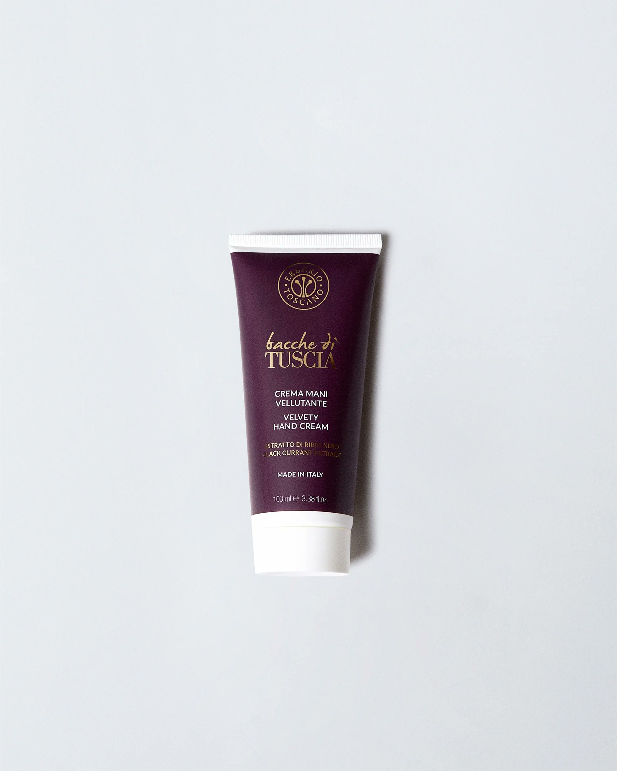 Erbario Toscano Velvety Hand Cream | Bacche di Tuscia | Blackcurrant Extract