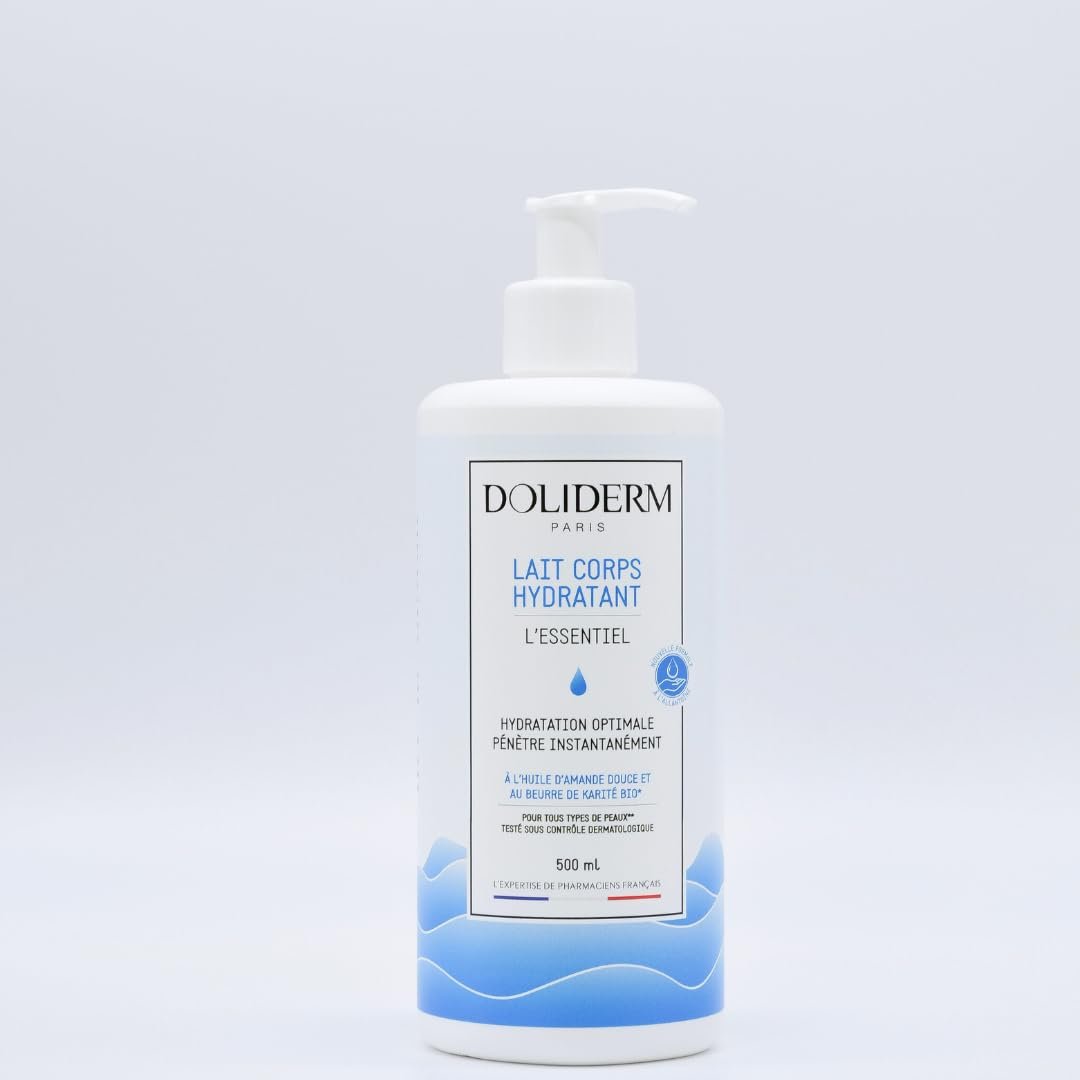 Doliderm Lait Corps Essentiel – Hydrating Body Milk (Organic Shea Butter) | 500ml