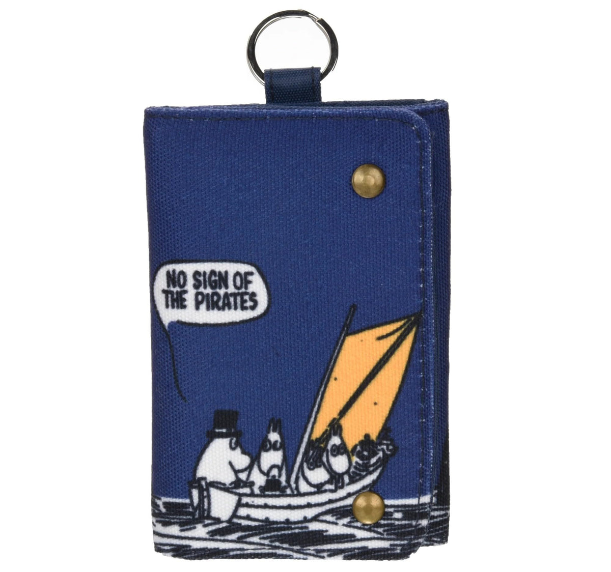 Nordicbuddies Moominpappa Blue Canvas Wallet – Compact Size