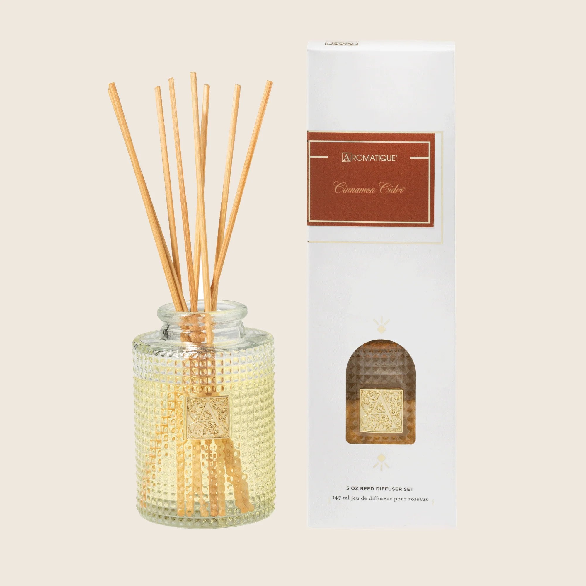 Aromatique Cinnamon Cider Reed Diffuser Set
