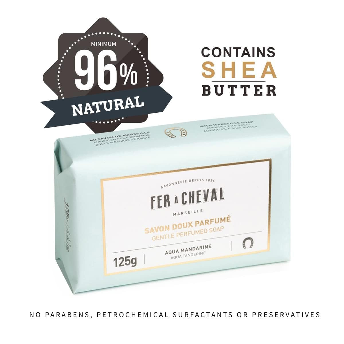 Fer à Cheval Marseille Soap Bar | Argan Oil & Shea Butter | Set of 2