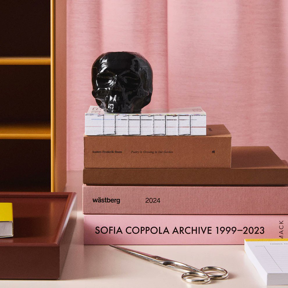 Kosta Boda Still Life black skull votive styled as home décor – collectible Swedish glass candle holder