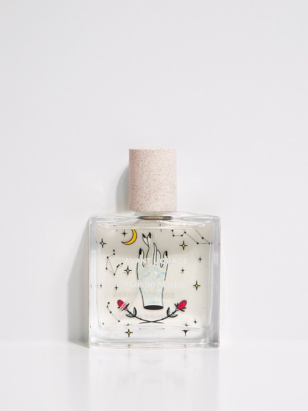 Maison Matine Avant L'Orage bottle, graphic illustrated design