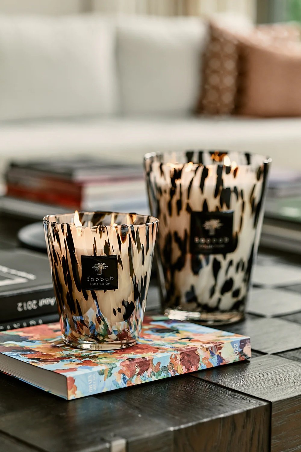 PEARLS BLACK Luxury Scented Candle | Citrus Scent (MAX16)