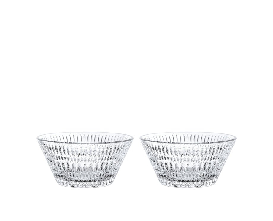 Nachtmann Ethno Glass Bowl Set-4 (6.5in d) Modern and Elegand Serveware
