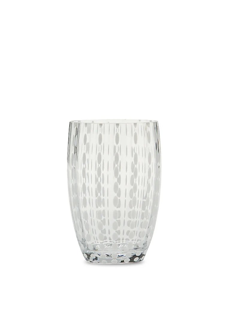 Zafferano Perle Glass Tumblers (10.8oz) | Set of 2