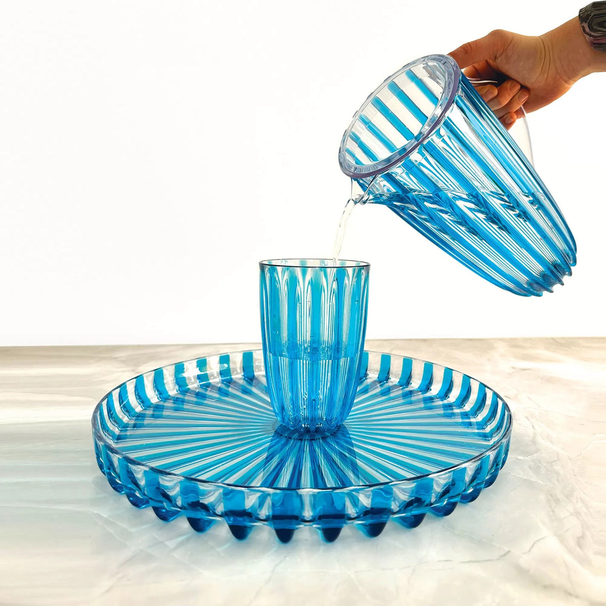 Dolcevita Outdoor Tumblers | Set of 4 | Turquoise