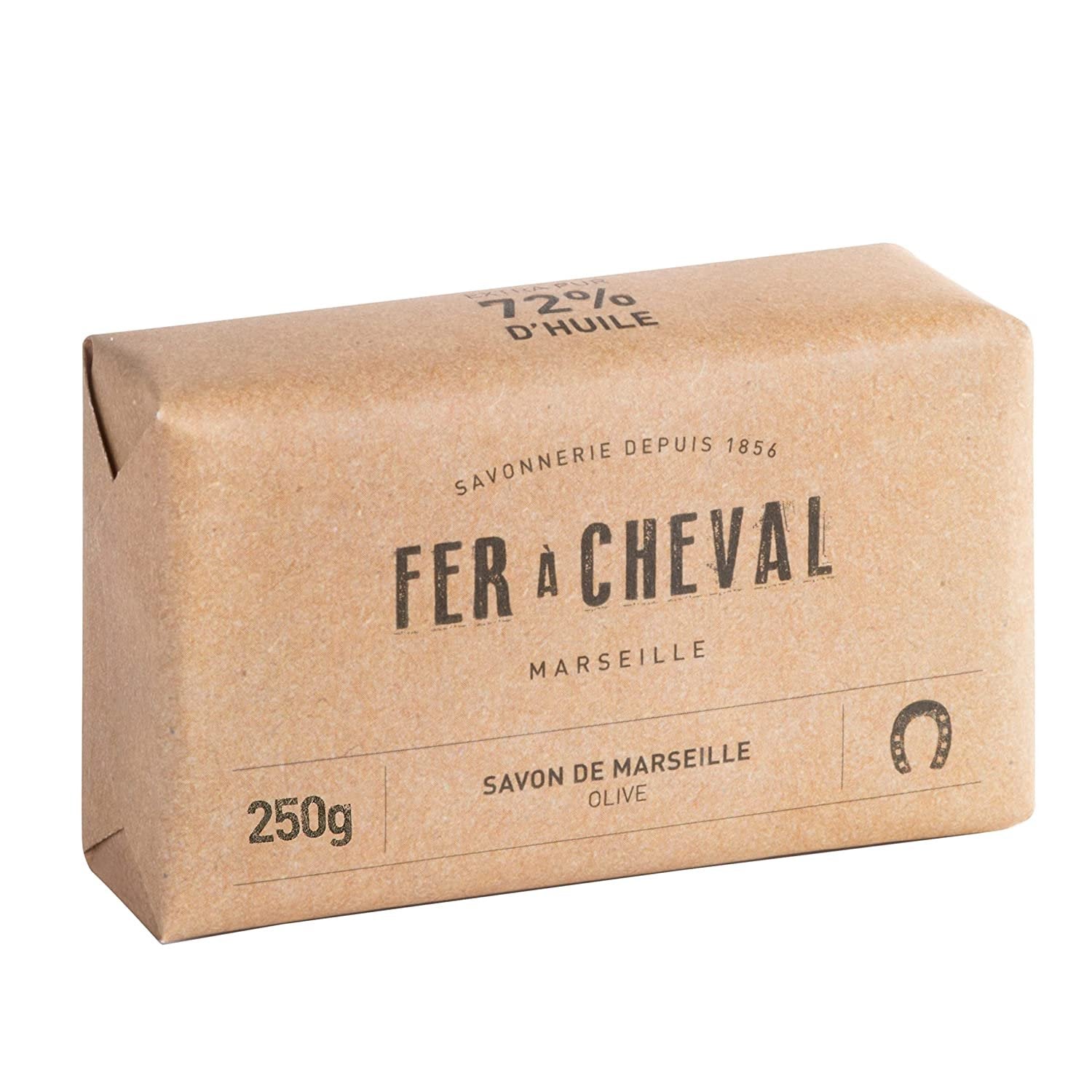 Fer A Cheval Marseille Soap Bar Olive Oil packaging