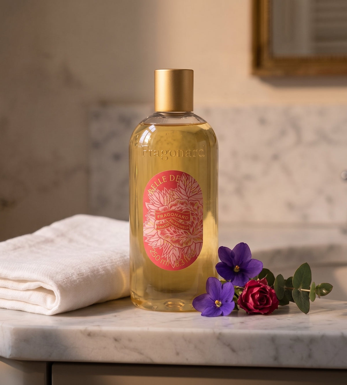 Fragonard Belle de Nuit Shower Gel 250ml Women's Mirabilis Ylang Ylang Musk Rose