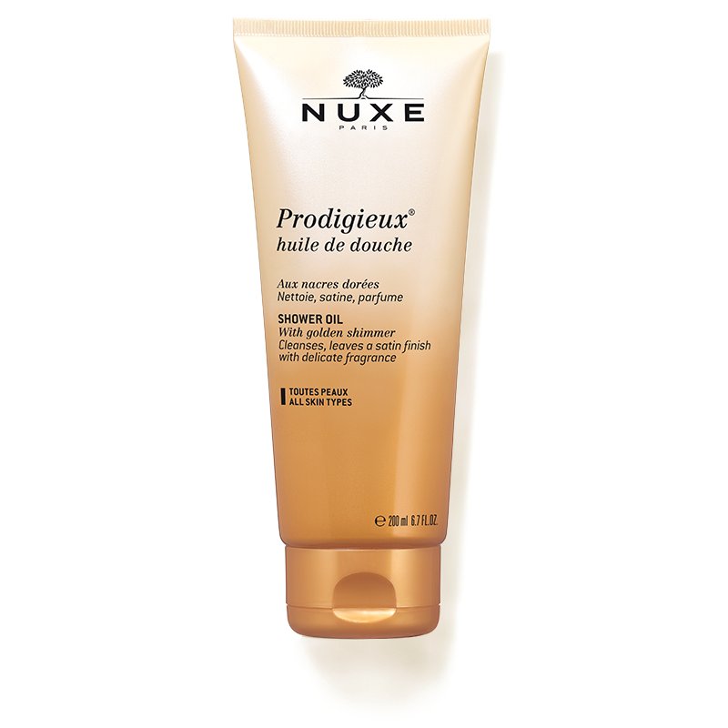 Nuxe Prodigieux Body Wash Moisturizing Scented Cleanser With Sweet Almond Oil, Made in France, 6.7 Fl Oz