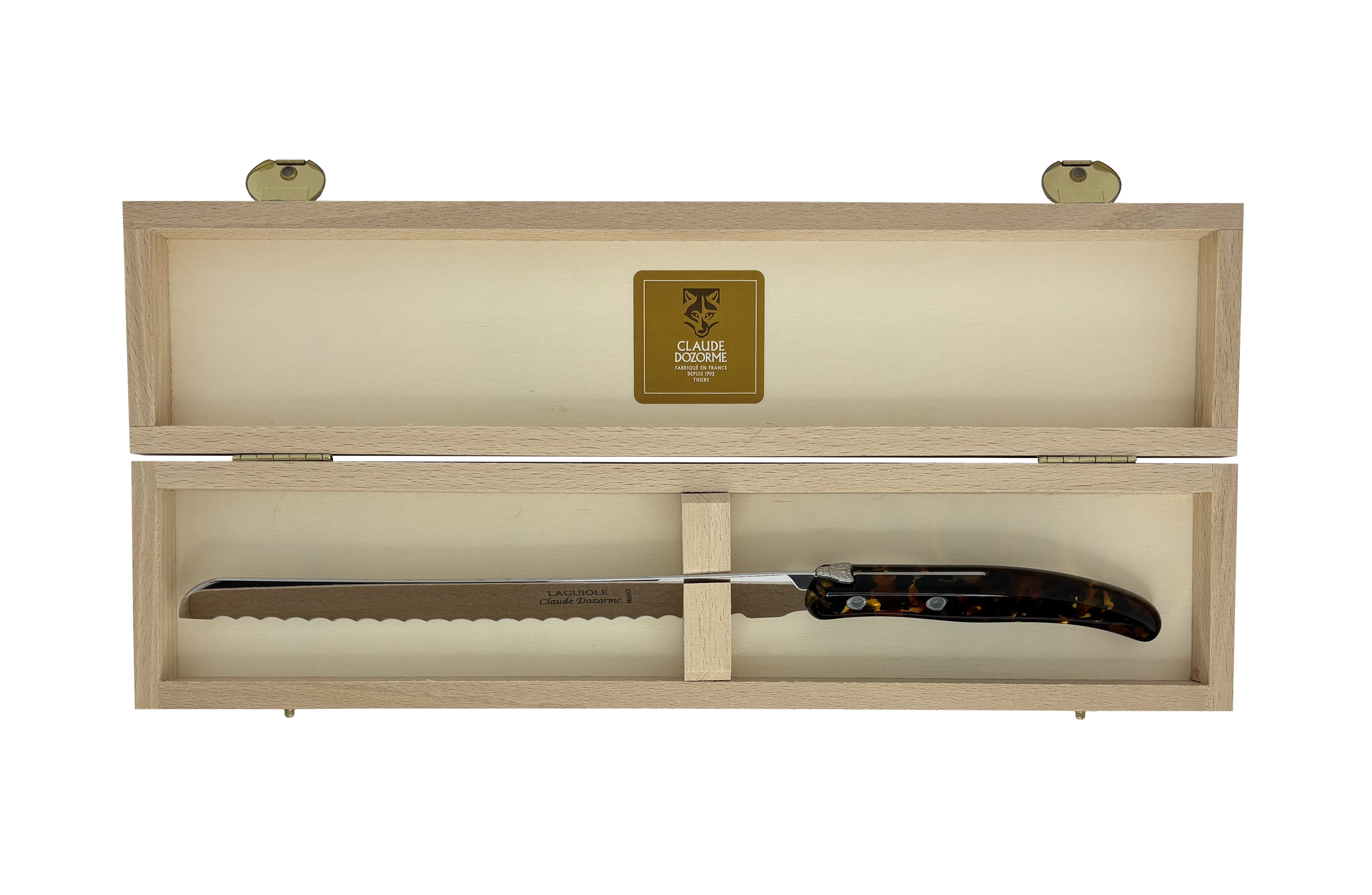 Laguiole Berlingot Bread Knife | Tortoise Handle