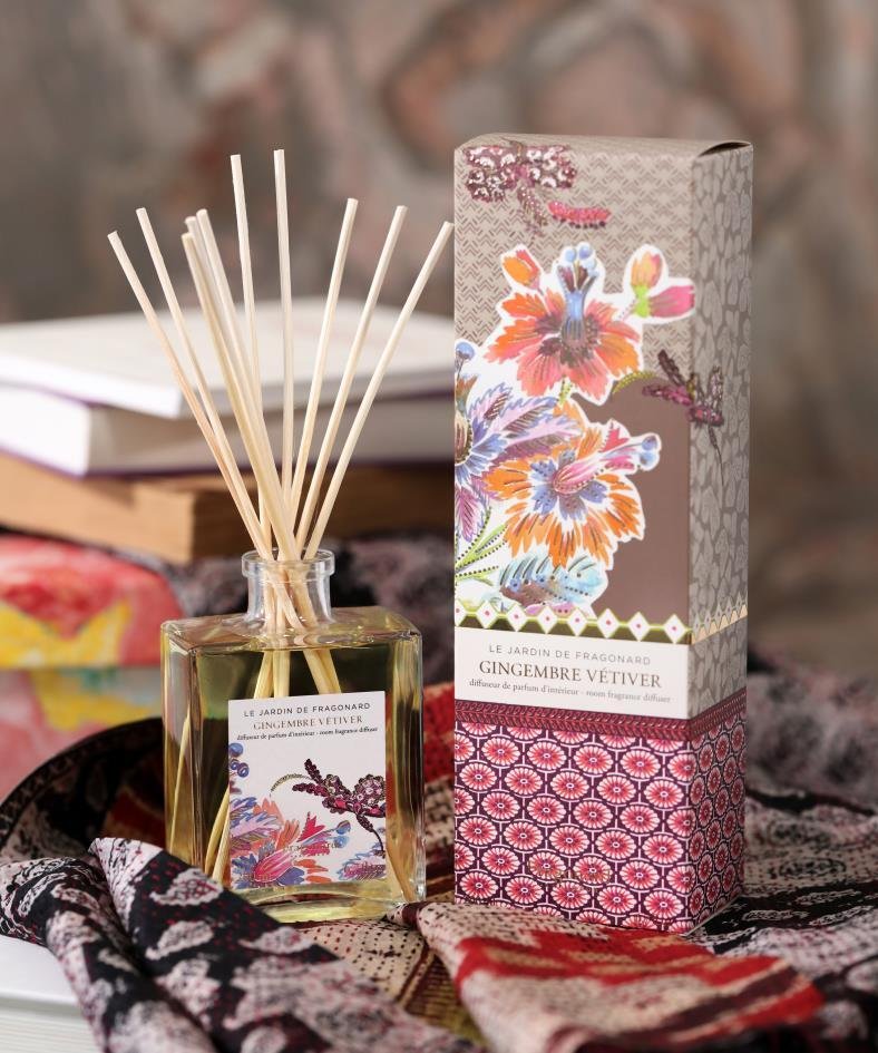 Fragonard Gingembre Vétiver Reed Diffuser Home Fragrance home gift