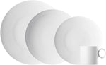 Rosenthal Thomas Loft White Dinnerware Set – Modern Dishes including Dinner Plates, Salad Plates, Soup Plates and Mugs – Made of Porcelain – 16 pieces