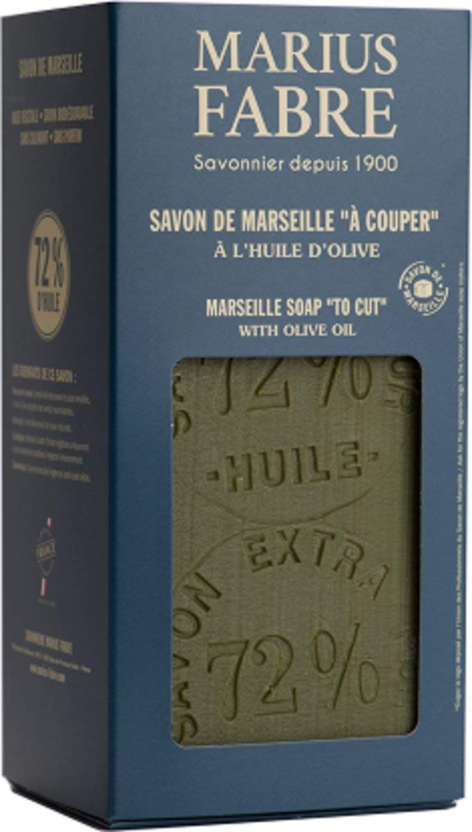 Marius Fabre Olive Oil Marseille Soap Block with Soap Cutter