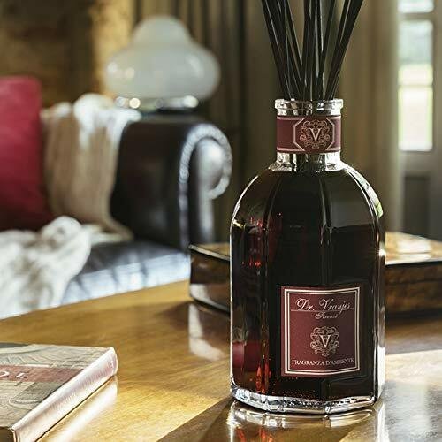 Living room styled with Rosso Nobile reed diffuser