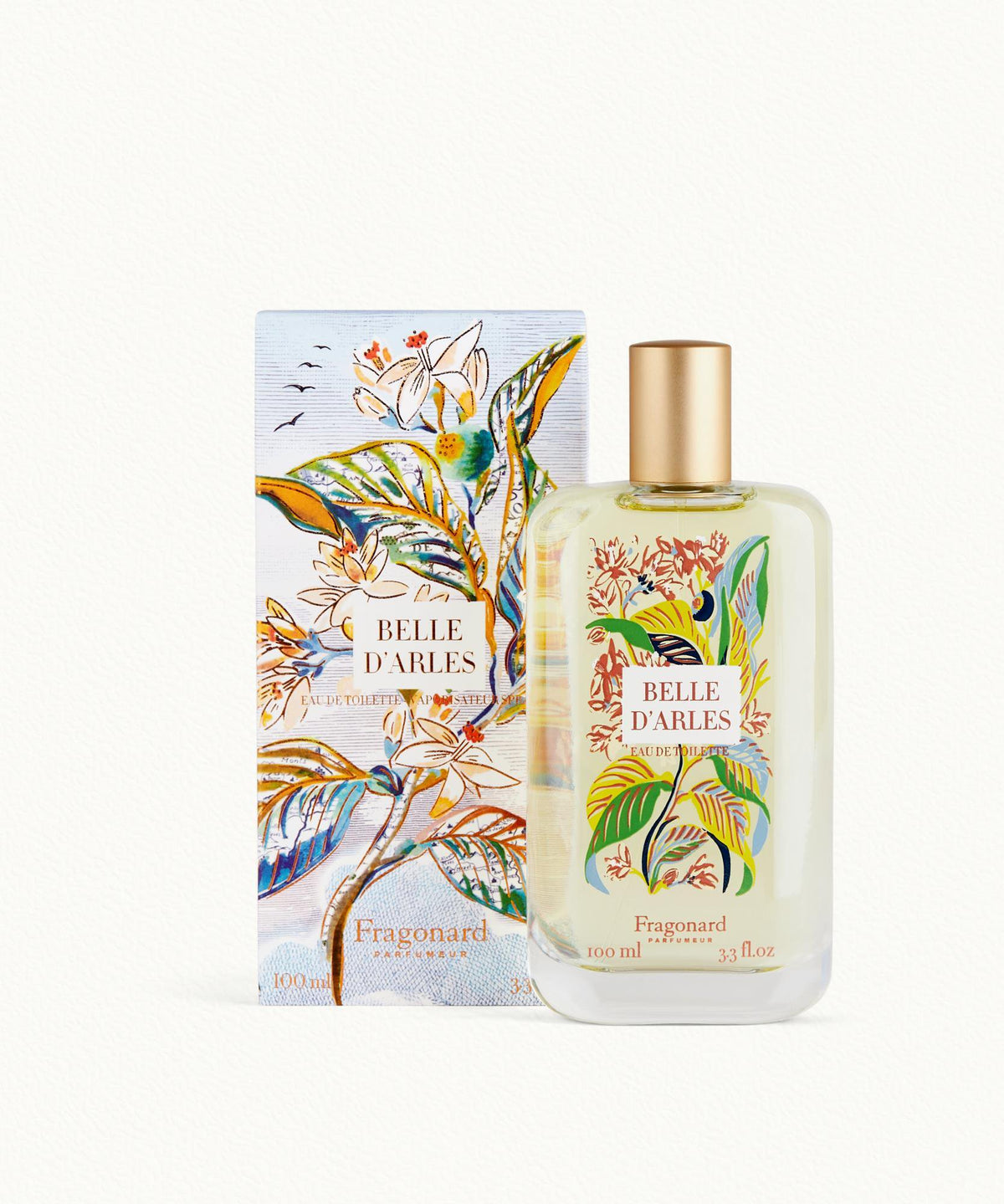 Fragonard Belle d'Arles EDT 100ml French perfume bottle close-up Grasse France
