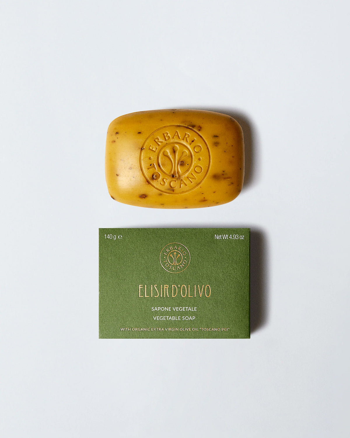 Erbario Toscano Elisir d'Olivo vegetable soap bar 140g olive oil