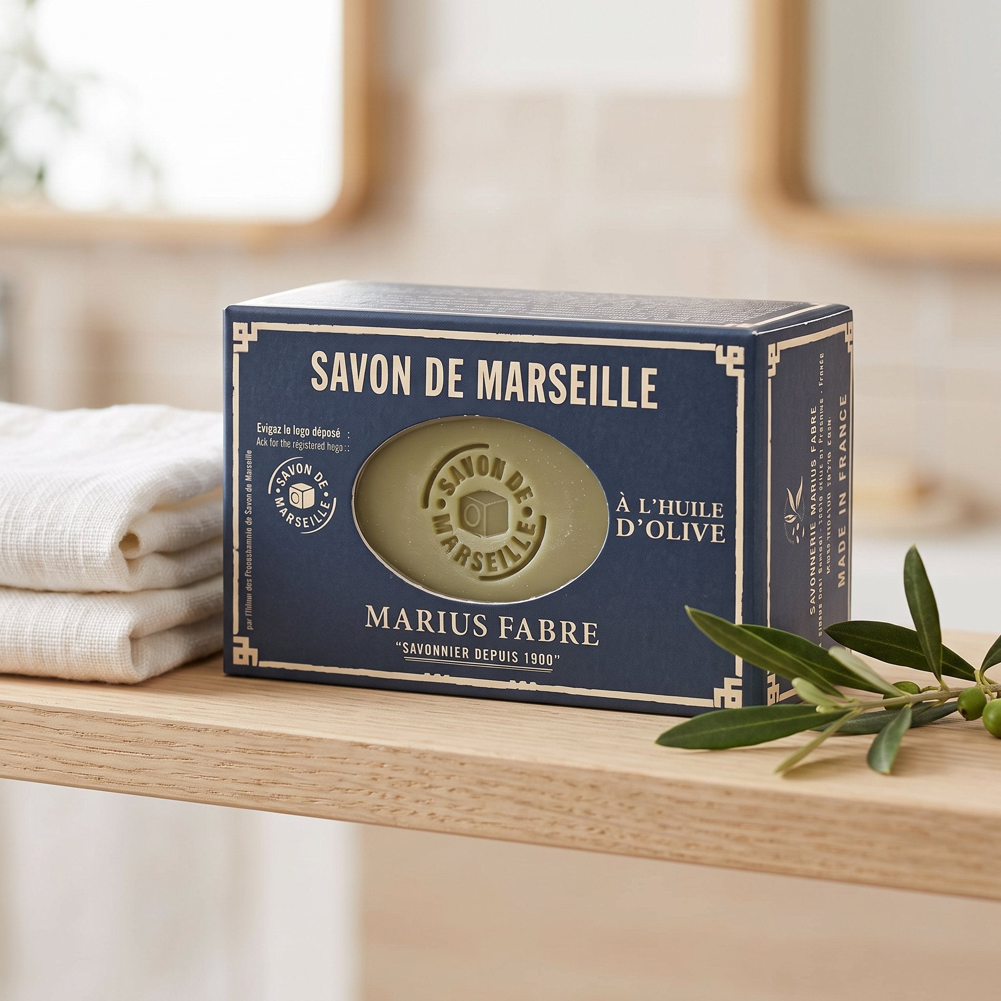Marius Fabre Soap, olive and coconut oil formula