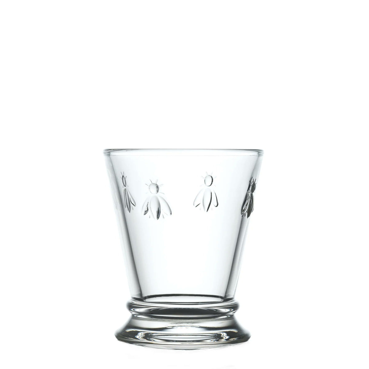 La Rochere Bee Mini Tumblers Set of 6 Embossed Glass 6oz Napoleon Bee French Glassware