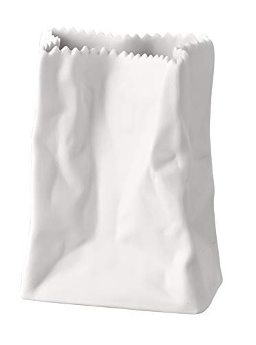 Rosenthal Tütenvase Weiss Mini Porcelain Vase