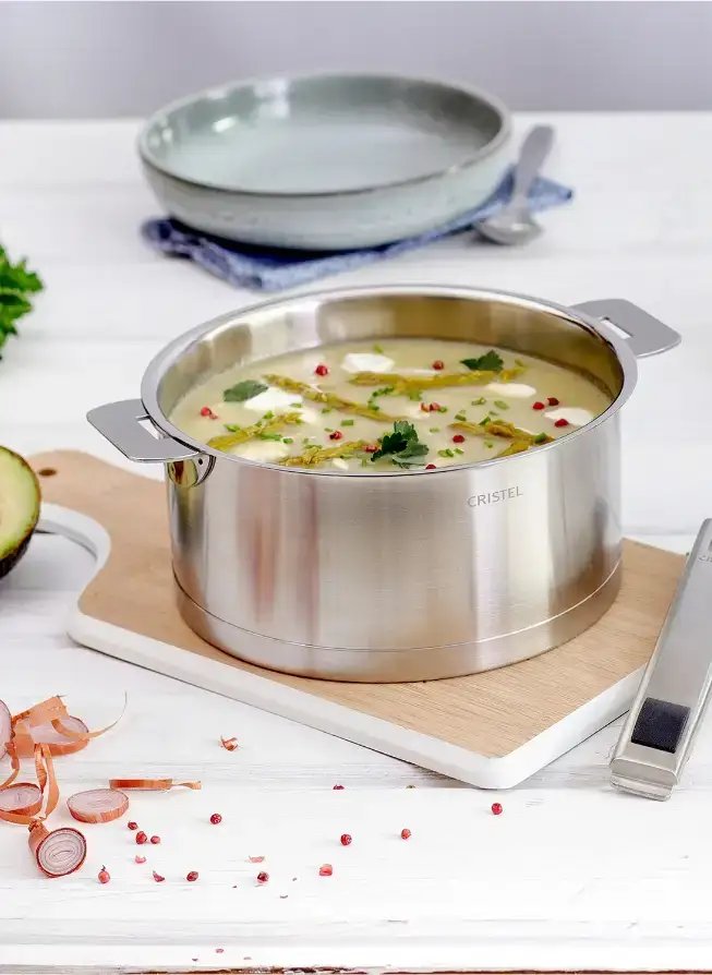 Cristel Strate Stainless Steel Saucepan Plus — 3 Qt