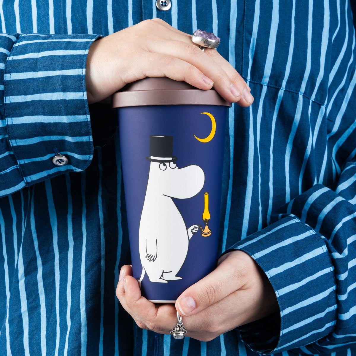 Nordicbuddies Moomin Moominpappa Biodegradable Travel Mug – 450 ml