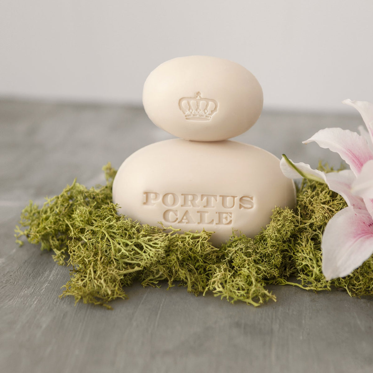 Portus Cale Rose Blush Luxury Bar Soap | Lotus Flower & Red Fruits