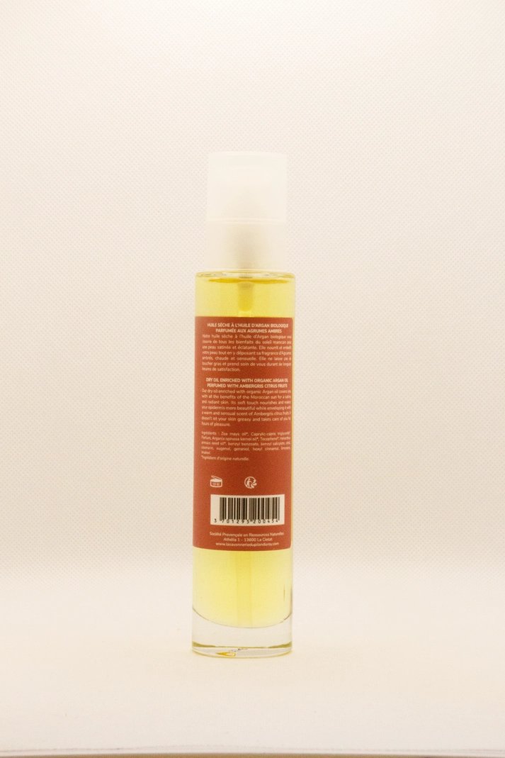 Pure Organic Argan Dry Oil for Hair, Body & Face (Non-Greasy)