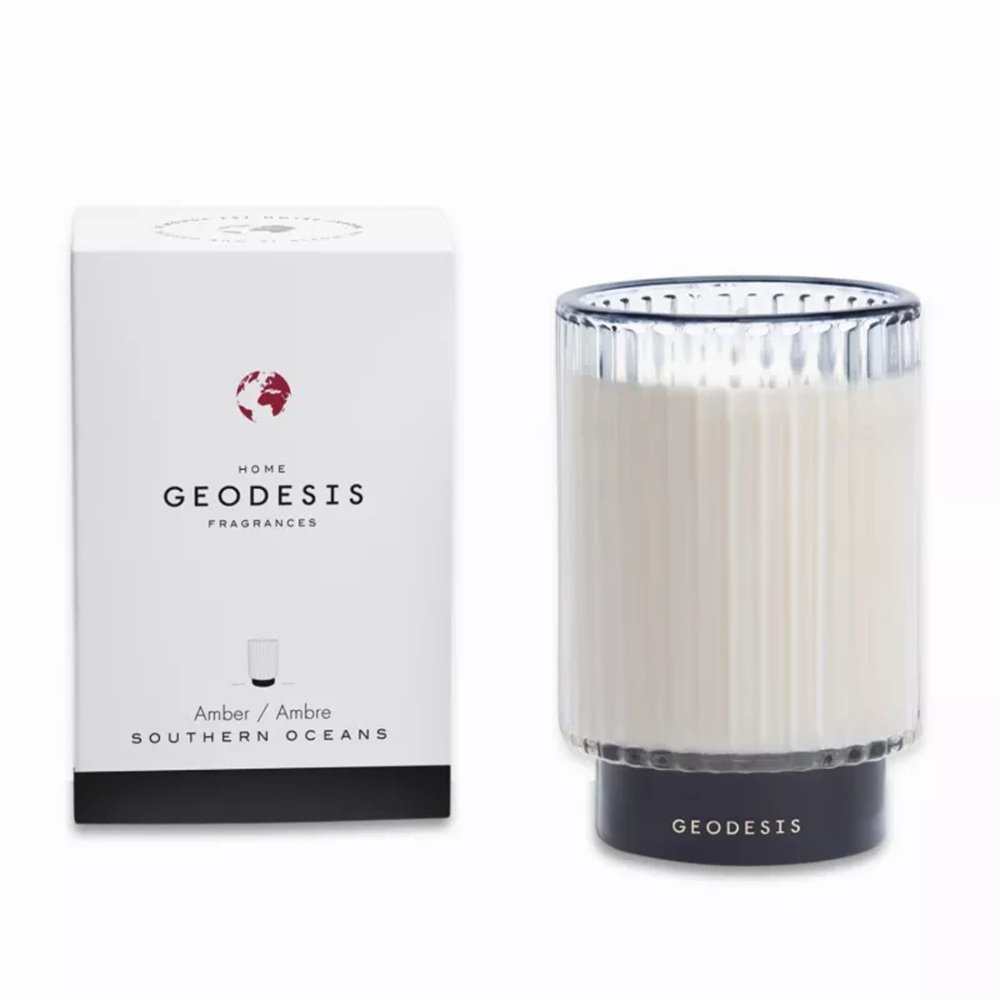 Geodesis Amber Prestige Scented Candle 350g – luxury ambergris fragrance from France