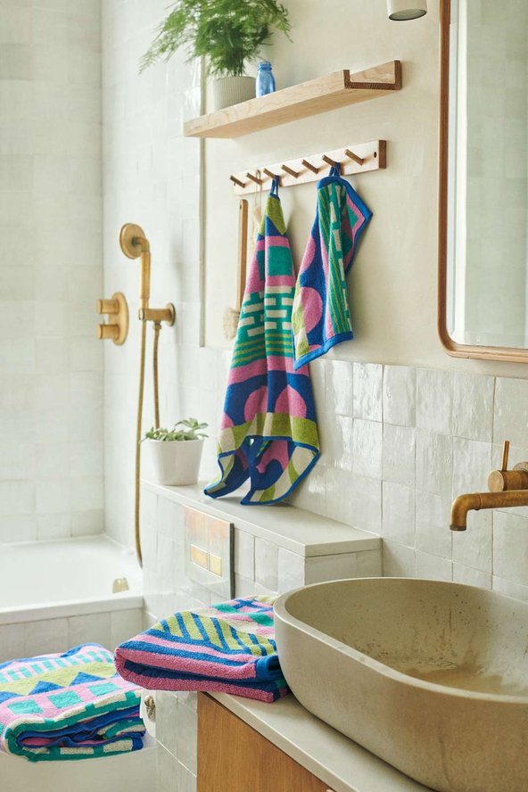 Donna Wilson Circus Towel | Soft Jacquard Cotton Towels