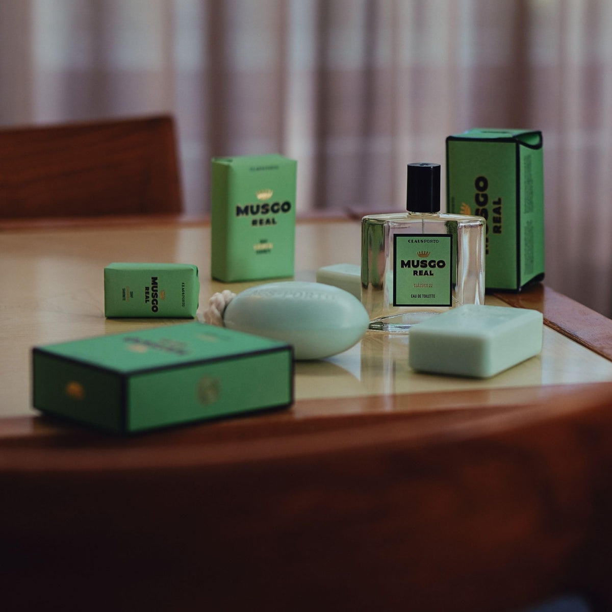 Claus Porto Musgo Real Clássico 22 Eau de Toilette | Fresh Citrus & Woody Men's Fragrance (100ml)
