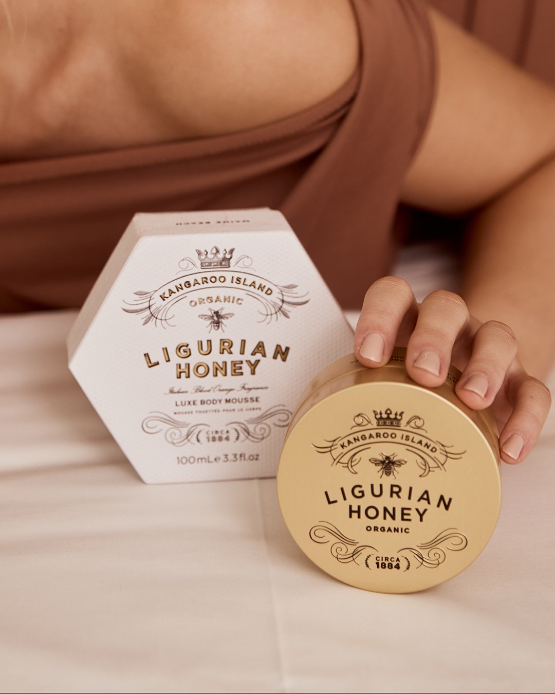 MAINE BEACH - K.I. Ligurian Honey - Organic Luxe Body Mousse 3.3 fl. oz