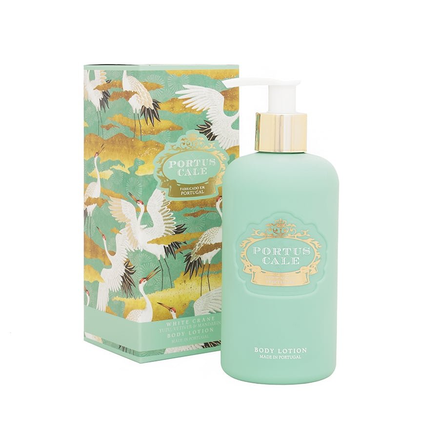 Portus Cale White Crane Body Lotion | Yuzu, Vetiver & Mandarin