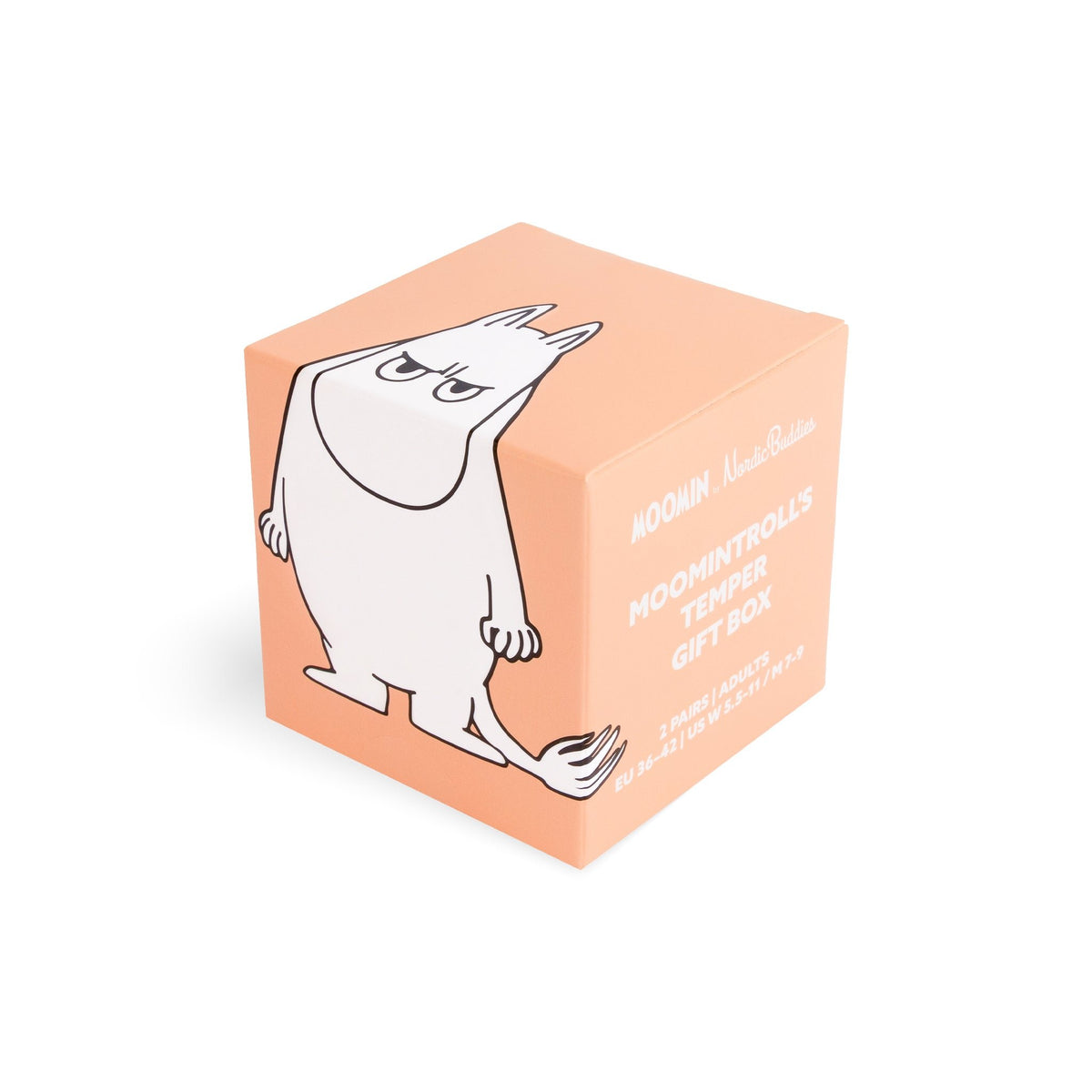 Moomin, Moomintroll's Temper Gift-Box Women 2-Socks (EU 36-42 US W 5.5-11
