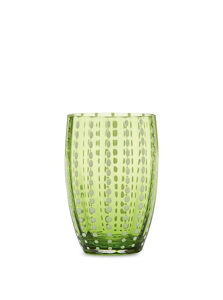 Zafferano Perle Glass Tumblers (10.8oz) | Set of 2
