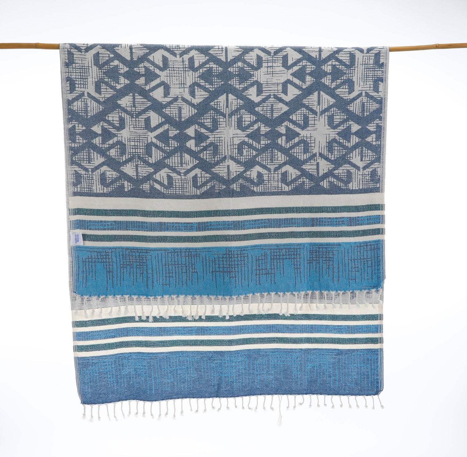 Blue Arrow Turkish Towel - Thumbnail 2