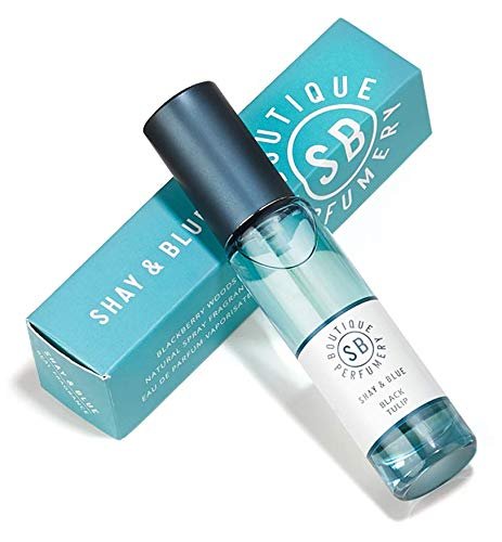 SHAY & BLUE Natural Spray Fragrance Black Tulip 30ml Scents of Vanilla and White Chocolate Clean Beauty